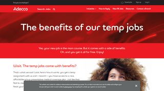 
                            6. Staffing Agency Benefits and Pay | Adecco