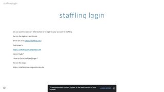 
                            10. stafflinq login - Google Sites