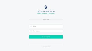 
                            3. Staffmatch – Connexion