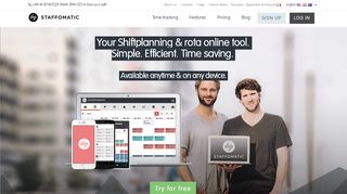 
                            2. STAFFOMATIC: Rota, Shift Planner & Shift Work Calendar