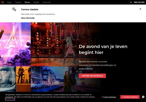 
                            3. Stage Entertainment: Koop kaarten voor musicals, concerten en ...