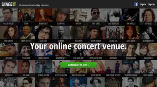 
                            4. Stageit | A front row seat to a backstage experience.™