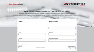 
                            1. STAHLGRUBER GmbH | Login