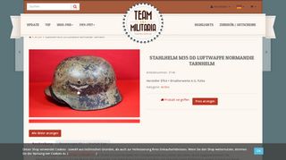 
                            11. Stahlhelm M35 DD Luftwaffe Normandie Tarnhelm, 1.890,00 €