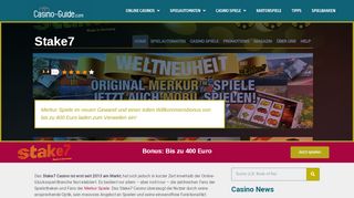 
                            5. Stake7 Casino - jetzt anmelden & einen tollen Bonus sichern!