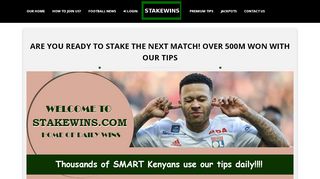 
                            6. Stakewins - Best Football Predictions in East Africa, Lose No more