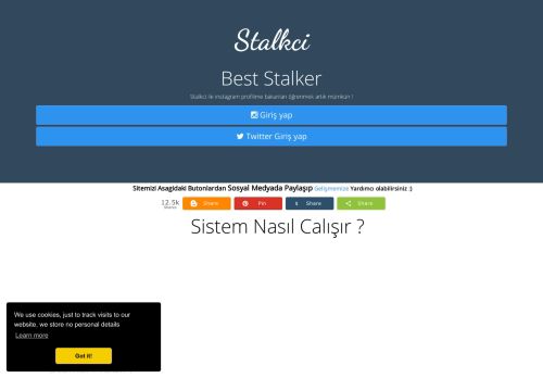 
                            2. Stalkci - instagram profilime bakanlar