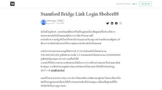 
                            12. Stamford Bridge Link Login Sbobet88 – Coffee Zugus – Medium