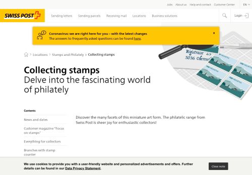 
                            10. Stamp publications - Swiss Post