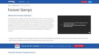 
                            7. Stamps.com - USPS Forever Stamps, First Class Stamp