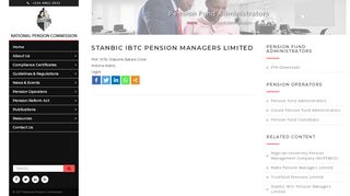 
                            11. Stanbic IBTC Pension Managers Limited | National Pension ...