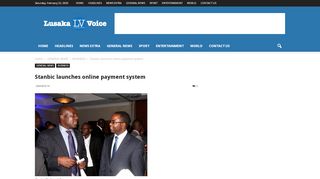 
                            8. Stanbic launches online payment system | Lusaka Voice