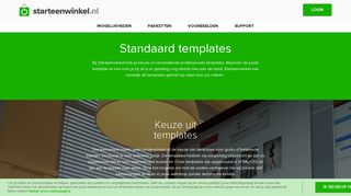 
                            10. Standaard templates voor je webshop - Starteenwinkel.nl