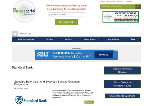 
                            13. Standard Bank | Careers Portal