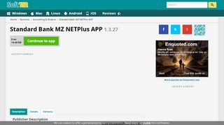 
                            12. Standard Bank MZ NETPlus APP Free Download