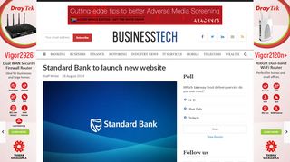 
                            13. Standard Bank to launch new website - BusinessTech