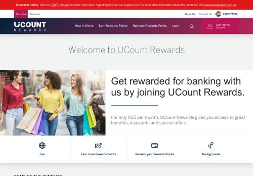 
                            2. Standard Bank UCount – Rewards Program