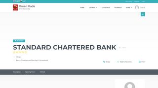 
                            7. Standard Chartered Bank - Oman Made