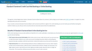 
                            12. Standard Chartered Credit Card Net Banking: Register & Login, Make ...
