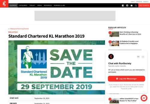 
                            3. Standard Chartered KL Marathon 2019 - RunSociety