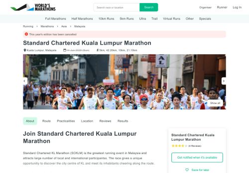 
                            7. Standard Chartered Kl Marathon, Sep 28 2019 | World's Marathons