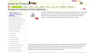 
                            12. Standard Chartered Online Banking - Singapore street directory