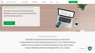 
                            2. Standard Chartered Online Banking – Standard Chartered Hong Kong