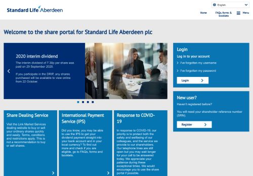 
                            8. Standard Life Aberdeen shares
