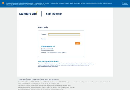 
                            1. Standard Life Self Investor