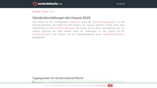 
                            3. Standardeinstellungen des Huawei B528 - routerdefaults.org