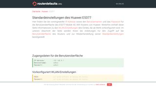 
                            5. Standardeinstellungen des Huawei E5377 - routerdefaults.org