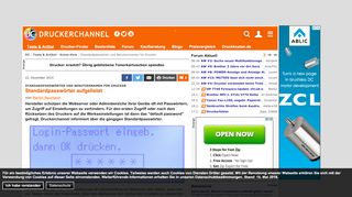 
                            9. Standardpasswörter und Benutzernamen für Drucker - Druckerchannel