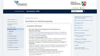 
                            13. Standardsicherung NRW - Zentralabitur WBK - Zentralabitur am ...