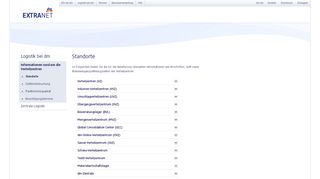 
                            8. Standorte - dm Extranet