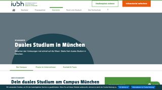 
                            4. Standorte München Details - München | IUBH Duales Studium