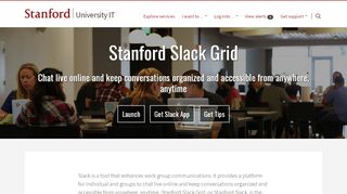 
                            12. Stanford Slack Grid | University IT