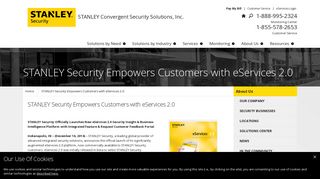 
                            9. STANLEY Security Empowers Customers with eServices 2.0