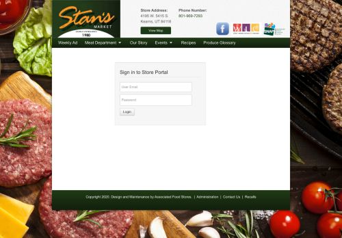 
                            9. Stan's Market - Login