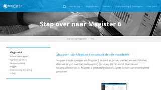 
                            3. Stap over naar Magister 6 - Magister