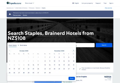 
                            9. Staples Hotels: 40 Cheap Accommodation in Staples | Expedia.co.nz