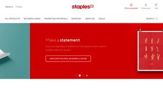 
                            6. Staples Print & Marketing | printing, copying, promo products & more