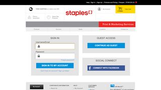 
                            7. Staples Print & Marketing Services | Sign In