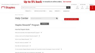 
                            3. Staples Rewards Program - Membership levels, Benefits FAQs ...