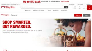 
                            1. Staples Rewards® - up to 5% back in rewards and free shipping on ...