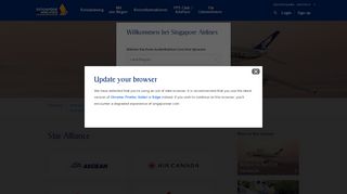 
                            11. Star Alliance airlines partners - Singapore Airlines