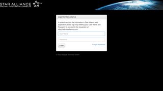 
                            1. Star Alliance - Login