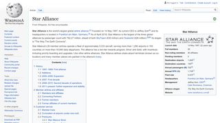 
                            9. Star Alliance - Wikipedia