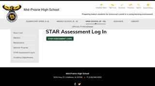 
                            4. STAR Assessment Log In - Mid-Prairie Community School District
