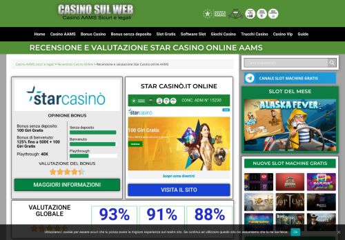 
                            11. Star Casino online: istruzioni bonus e login mobile app - Casinosulweb