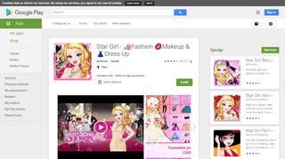 
                            3. Star Girl - ️Fashion Makeup & Dress Up - Apps on Google Play